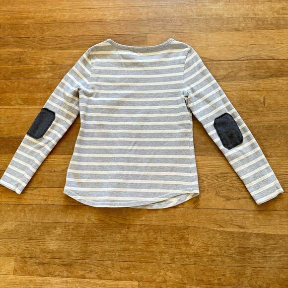 Gap gray white medium weight crewneck sweatshirt top size small S b13 - Picture 4 of 4